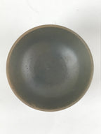 Japanese Ceramic Sake Cup Vtg Tsubomi Ochoko Guinomi Textured Bronze Brown G223