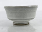 Japanese Ceramic Sake Cup Vtg Wan Ochoko Guinomi Simple White Glaze G260