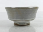 Japanese Ceramic Sake Cup Vtg Wan Ochoko Guinomi Simple White Glaze G261