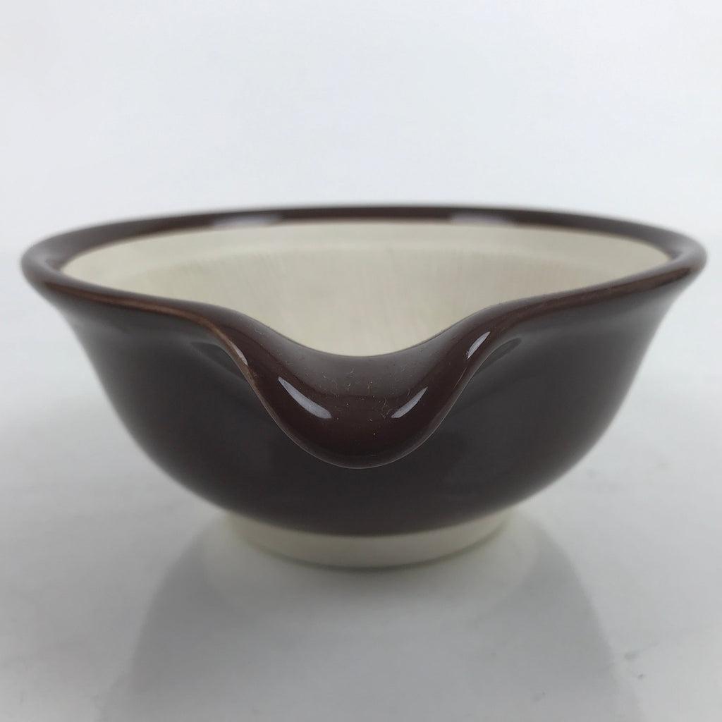 Japanese Ceramic Sesame Spices Mortar Bowl Vtg Suribachi Pottery Yakimono Y18