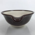 Japanese Ceramic Sesame Spices Mortar Bowl Vtg Suribachi Pottery Yakimono Y18