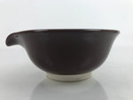 Japanese Ceramic Sesame Spices Mortar Bowl Vtg Suribachi Pottery Yakimono Y18