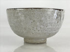 Japanese Ceramic Shino Ware Green Tea Bowl Vtg Chawan Tea Ceremony Matcha GTB988