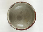 Japanese Ceramic Shino Ware Green Tea Bowl Vtg Chawan Tea Ceremony Matcha GTB989