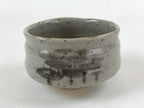 Japanese Ceramic Shino Ware Green Tea Bowl Vtg Gray Matcha Chawan Sado PX709