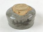 Japanese Ceramic Shino Ware Green Tea Bowl Vtg Gray Matcha Chawan Sado PX709