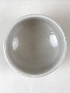 Japanese Ceramic Shino Ware Green Tea Bowl Vtg White Matcha Chawan Sado PX684