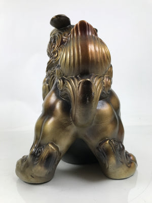 Japanese Ceramic Shishi Foo Lion Dog Statue Vtg Shisa Komainu