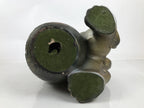 Japanese Ceramic Shishi Foo Lion Dog Statue Vtg Shisa Komainu Okimono Brown ST54