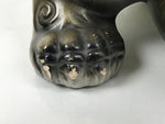 Japanese Ceramic Shishi Foo Lion Dog Statue Vtg Shisa Komainu Okimono Brown ST55