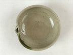 Japanese Ceramic Side Dish Bowl Vtg Nimono Beige Green Crackle Yakimono PY535