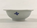 Japanese Ceramic Side Dish Plate Vtg Octagonal White Blue Bowl Yakimono PY482