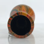 Japanese Ceramic Single Flower Vase Vtg Small Kabin Nagasaki Nanban Nuri MFV86