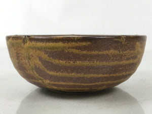 Japanese Ceramic Small Bowl Kobachi Vtg Namasu Dish Plum Blossom Ume Brown Y287
