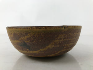 Japanese Ceramic Small Bowl Kobachi Vtg Namasu Dish Plum Blossom Ume Brown Y289