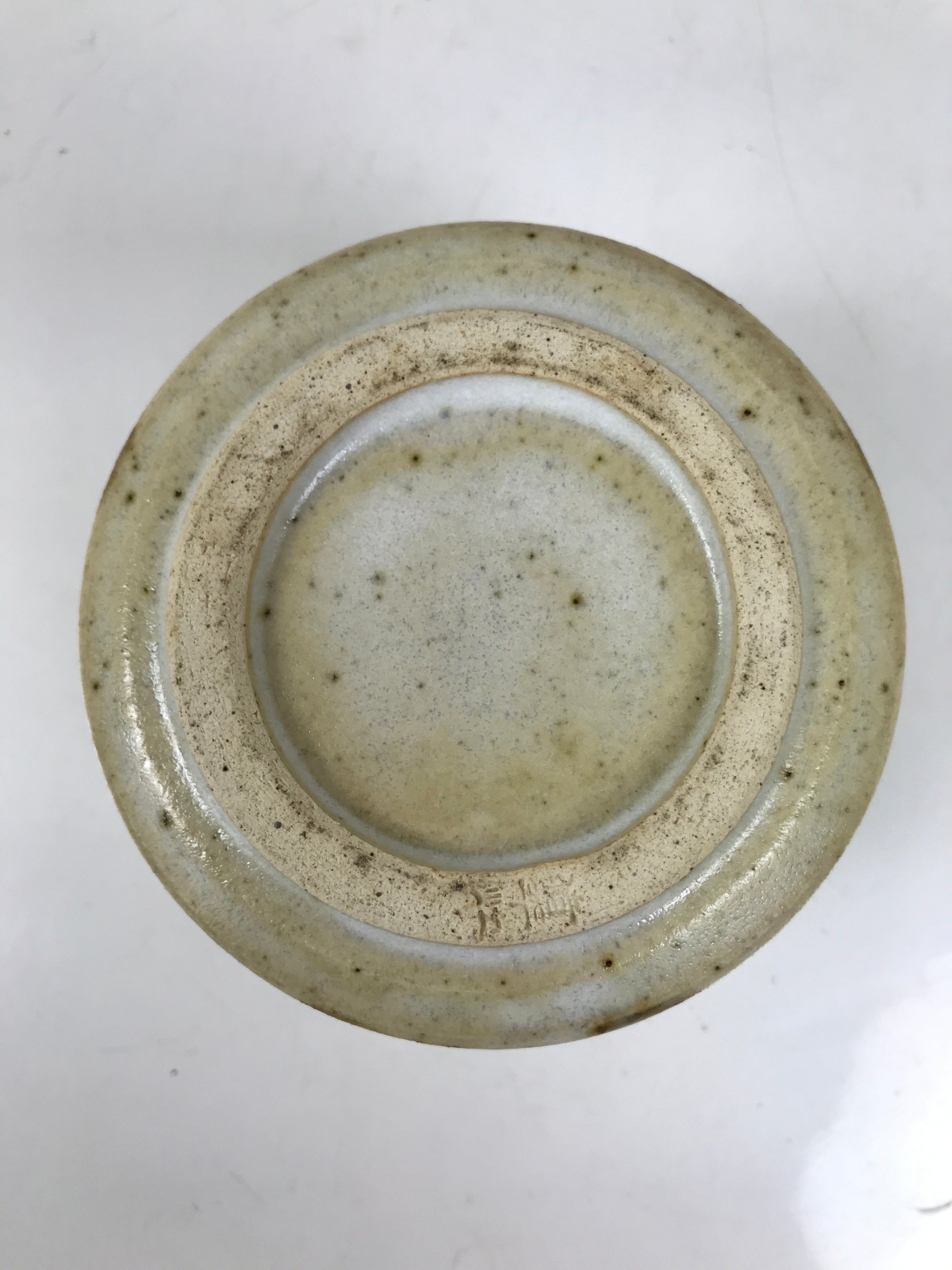 Japanese Ceramic Small Bowl Vtg Kobachi Kashibachi Chidori Bird Leaf Beige Y410