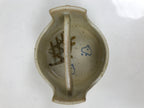 Japanese Ceramic Small Bowl Vtg Kobachi Kashibachi Chidori Bird Leaf Beige Y411