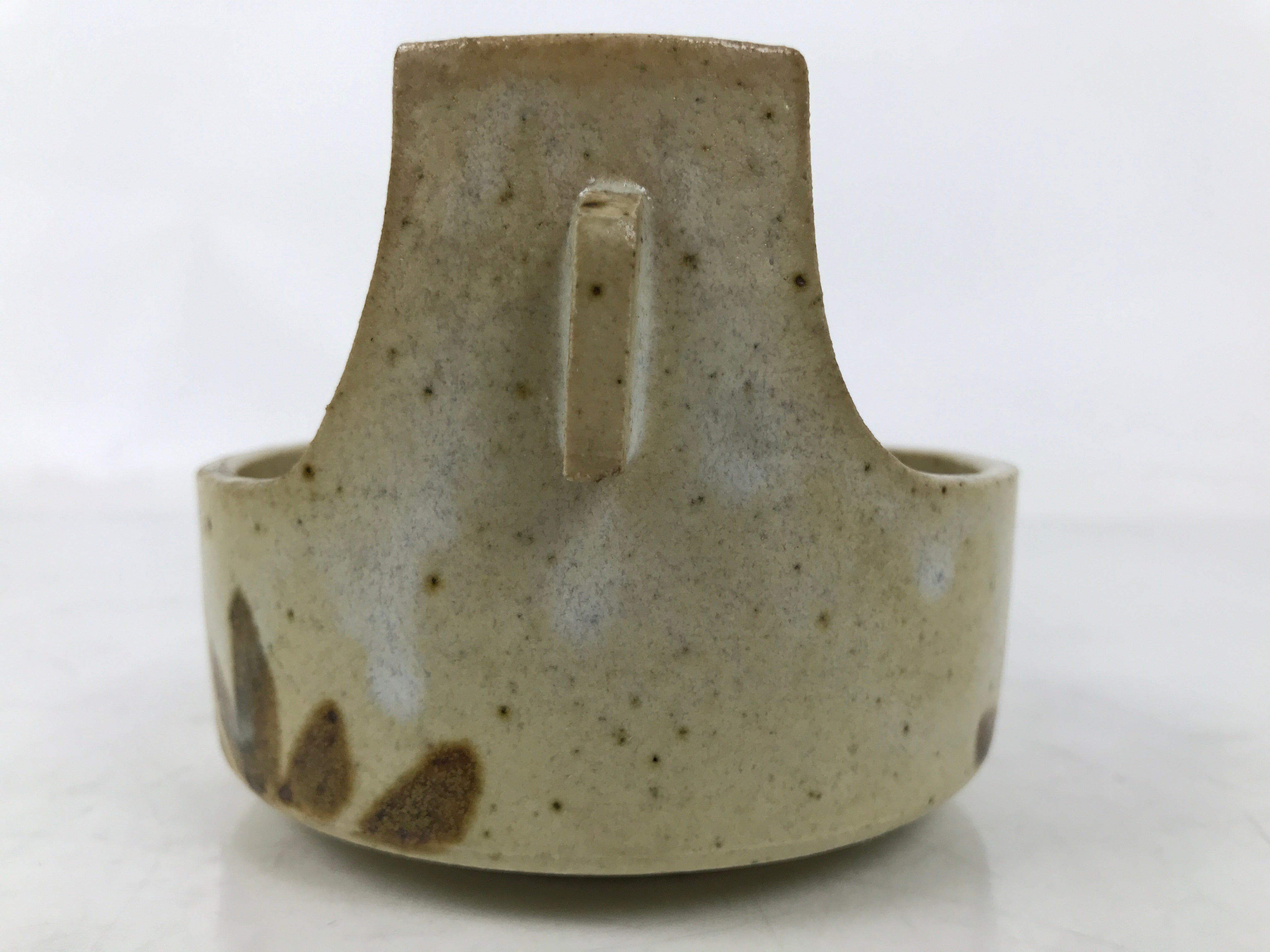 Japanese Ceramic Small Bowl Vtg Kobachi Kashibachi Chidori Bird Leaf Beige Y414