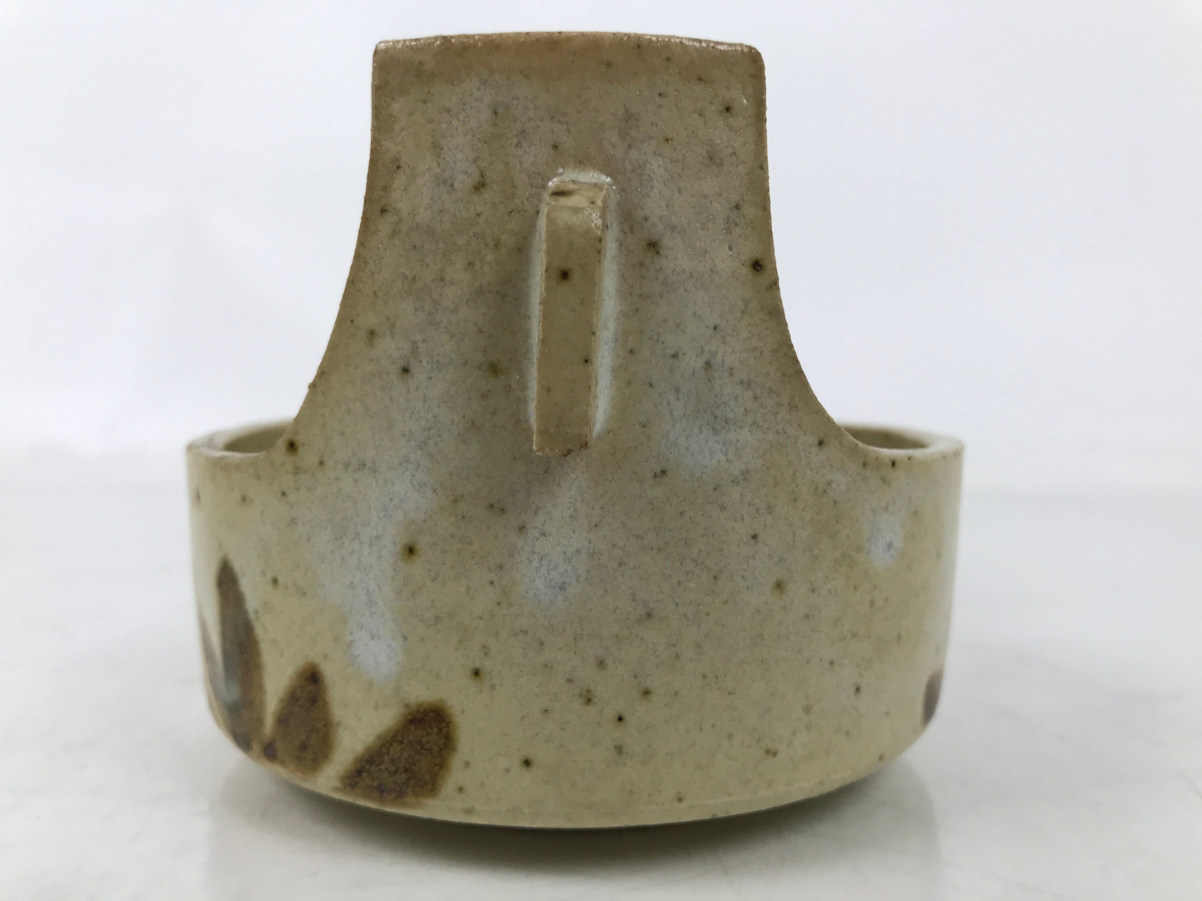 Japanese Ceramic Small Bowl Vtg Kobachi Kashibachi Chidori Bird Leaf Beige Y414