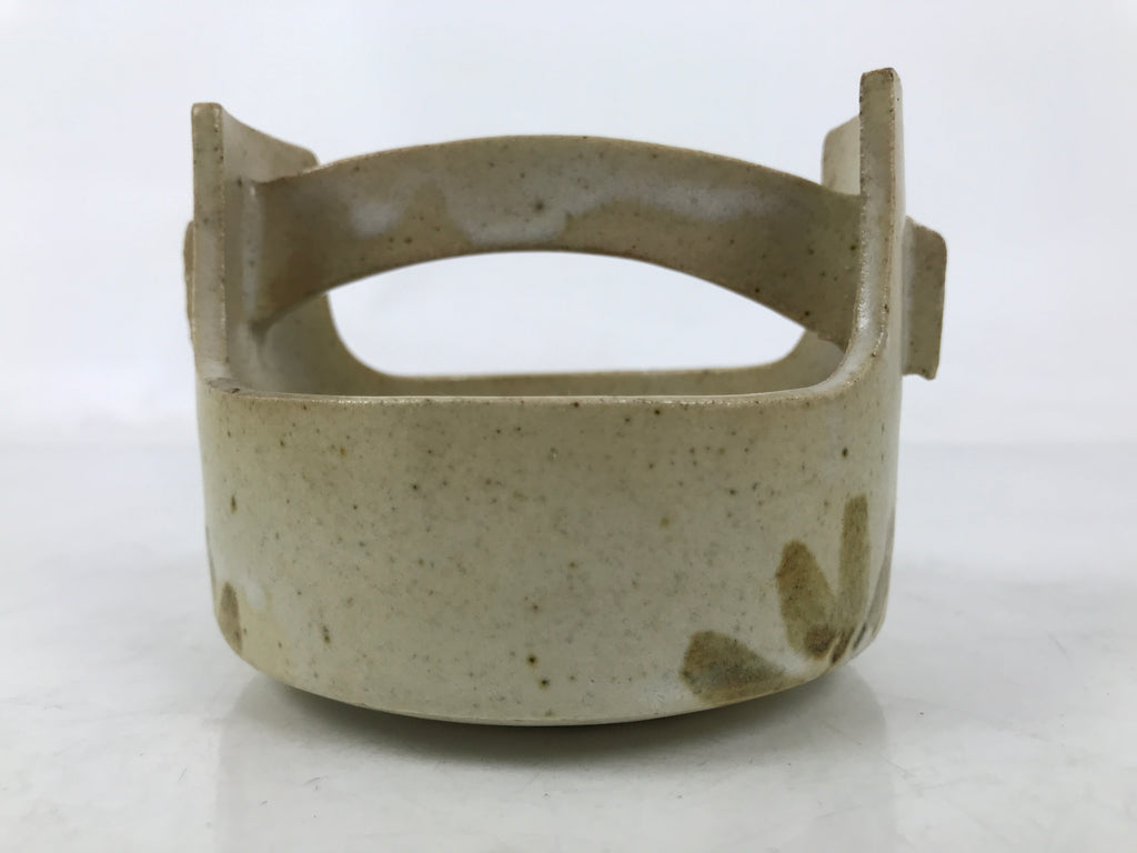 Japanese Ceramic Small Bowl Vtg Kobachi Kashibachi Chidori Bird Leaf Beige Y416
