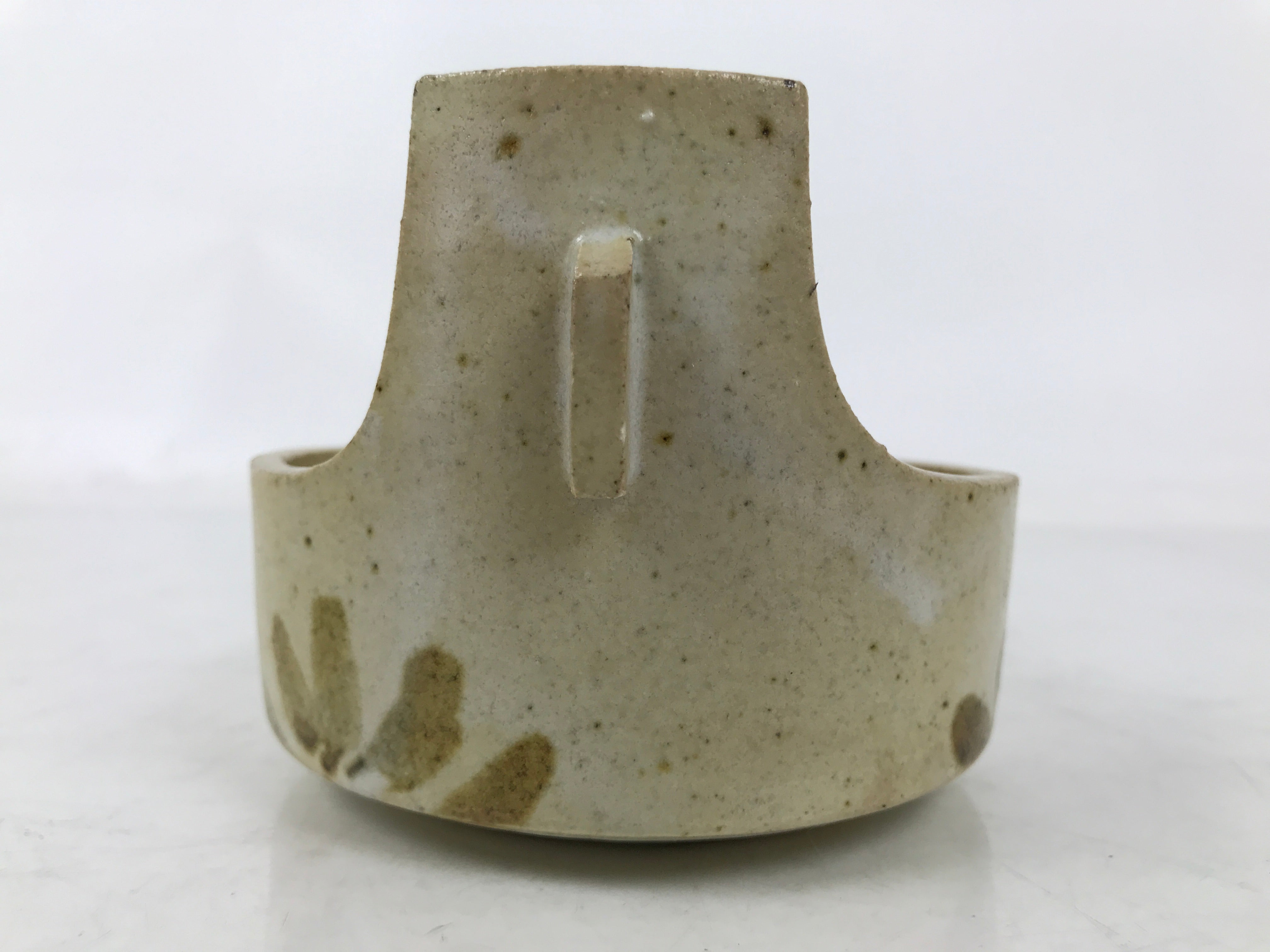 Japanese Ceramic Small Bowl Vtg Kobachi Kashibachi Chidori Bird Leaf Beige Y416