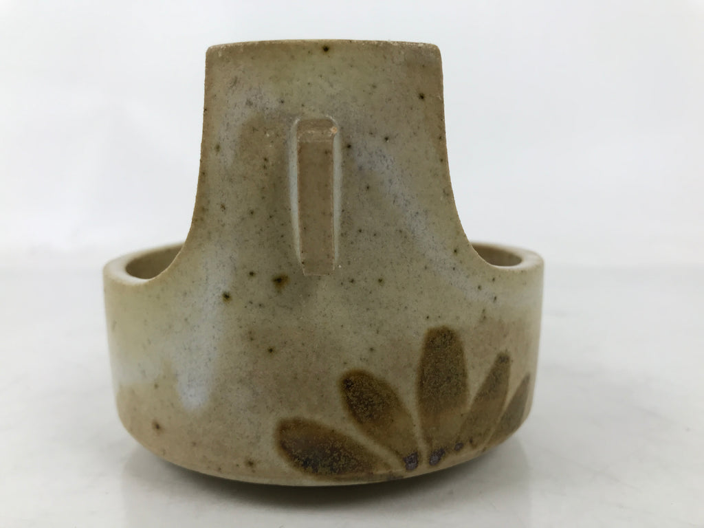 Japanese Ceramic Small Bowl Vtg Kobachi Kashibachi Chidori Bird Leaf Beige Y417