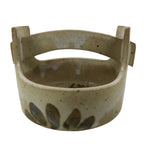 Japanese Ceramic Small Bowl Vtg Kobachi Kashibachi Chidori Bird Leaf Beige Y417