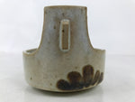 Japanese Ceramic Small Bowl Vtg Kobachi Kashibachi Chidori Bird Leaf Gray Y413