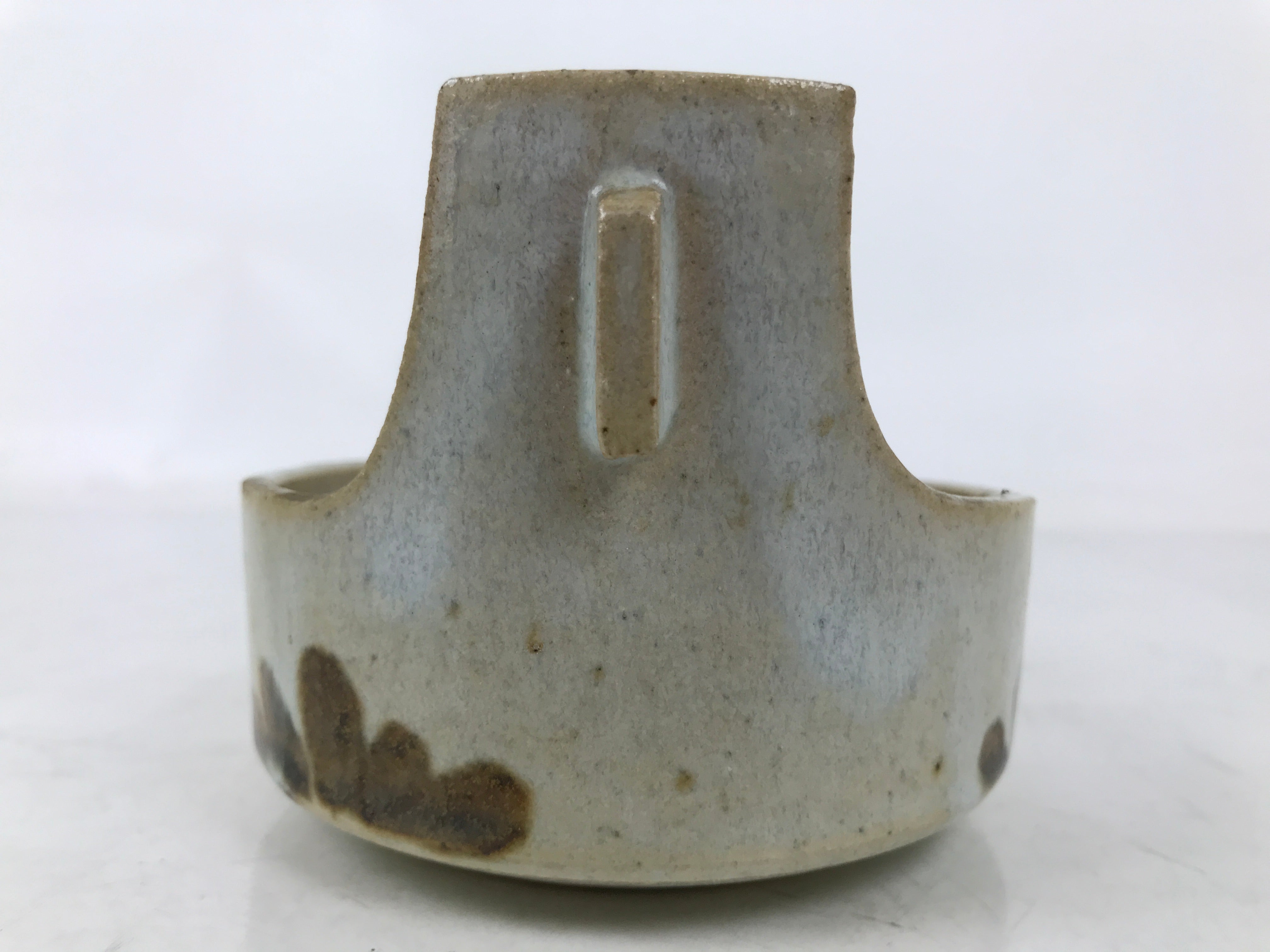 Japanese Ceramic Small Bowl Vtg Kobachi Kashibachi Chidori Bird Leaf Gray Y413