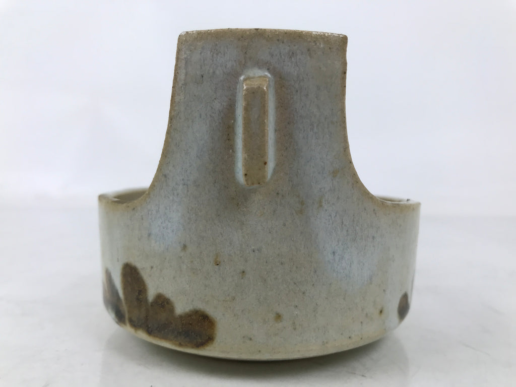 Japanese Ceramic Small Bowl Vtg Kobachi Kashibachi Chidori Bird Leaf Gray Y413