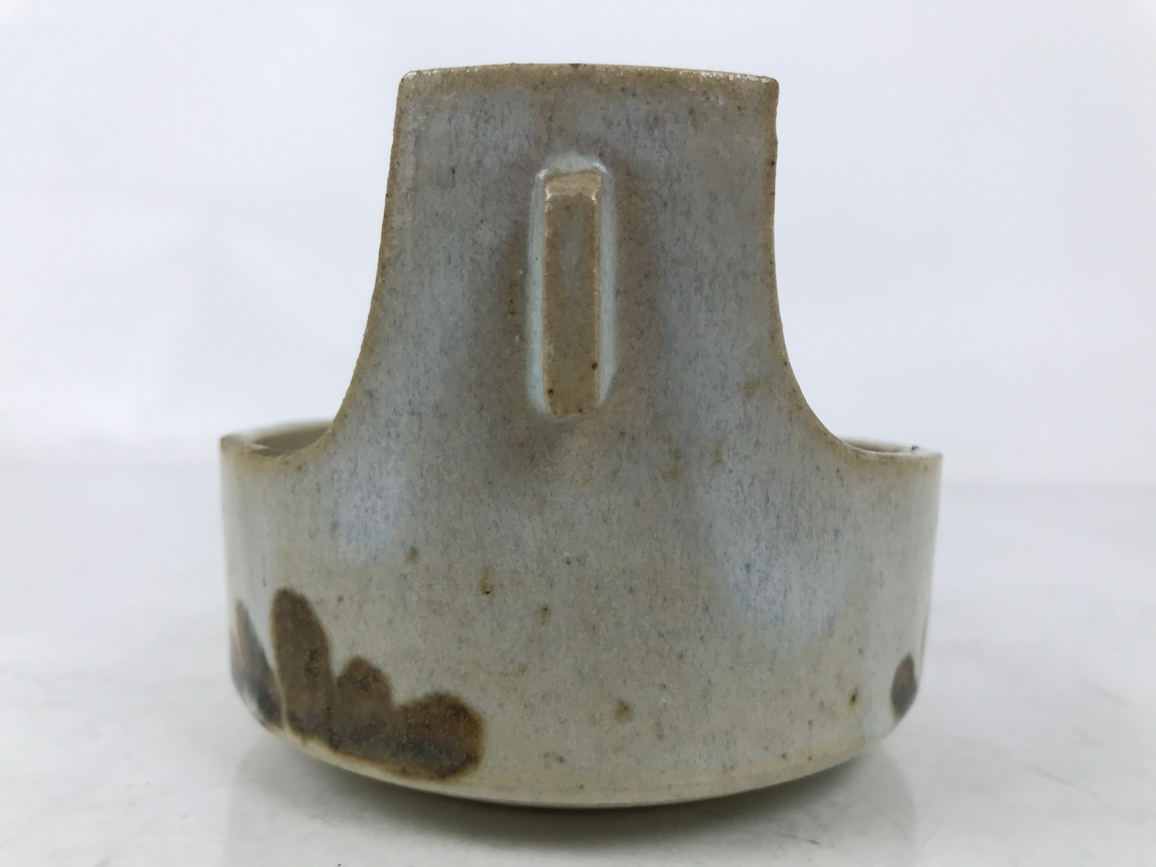Japanese Ceramic Small Bowl Vtg Kobachi Kashibachi Chidori Bird Leaf Gray Y413