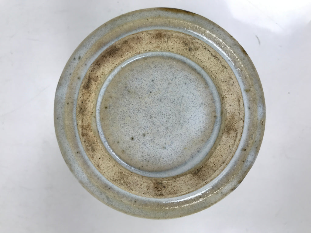Japanese Ceramic Small Bowl Vtg Kobachi Kashibachi Chidori Bird Leaf Gray Y413