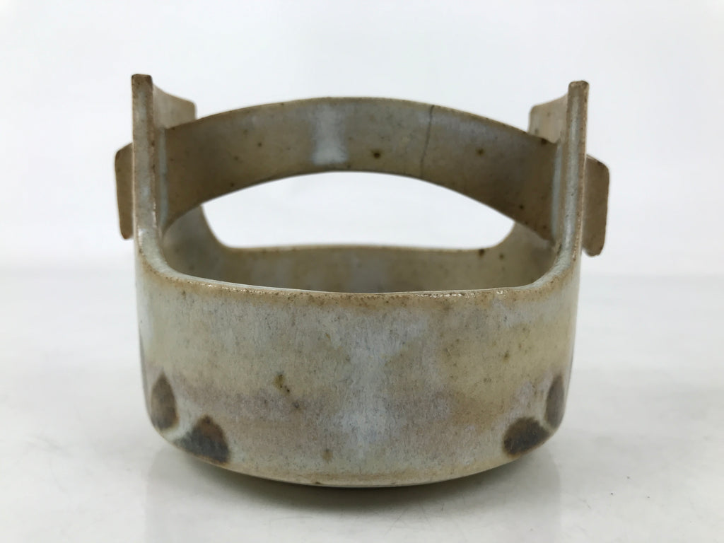 Japanese Ceramic Small Bowl Vtg Kobachi Kashibachi Chidori Bird Leaf Gray Y418