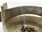 Japanese Ceramic Small Bowl Vtg Kobachi Kashibachi Chidori Bird Leaf Gray Y418