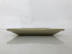 Japanese Ceramic Small Plate Kozara Sara Square Pottery Orange Beige Leaves Y438