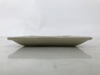 Japanese Ceramic Small Plate Kozara Sara Square Pottery Orange Beige Leaves Y439