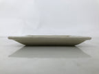 Japanese Ceramic Small Plate Kozara Sara Square Pottery Orange Beige Leaves Y439