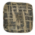 Japanese Ceramic Small Plate Kozara Vtg Sara Square Pottery Black Beige Y236