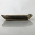 Japanese Ceramic Small Plate Kozara Vtg Sara Square Pottery Black Brown Y238