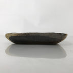 Japanese Ceramic Small Plate Kozara Vtg Sara Square Pottery Black Brown Y238