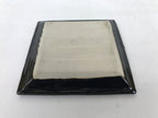 Japanese Ceramic Small Plate Kozara Vtg Sara Square Pottery Black Leaves Y437