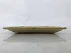 Japanese Ceramic Small Plate Kozara Vtg Sara Square Pottery Yellow Leaves Y440