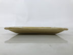 Japanese Ceramic Small Plate Kozara Vtg Sara Square Pottery Yellow Leaves Y440