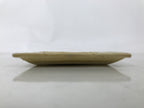 Japanese Ceramic Small Plate Kozara Vtg Sara Square Pottery Yellow Leaves Y441