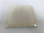 Japanese Ceramic Small Plate Kozara Vtg Square Pottery Bamboo Blue Beige Y550