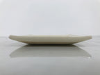 Japanese Ceramic Small Plate Kozara Vtg Square Pottery Bamboo Blue Beige Y550