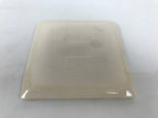 Japanese Ceramic Small Plate Kozara Vtg Square Pottery Chrysanthemum Yellow Y551