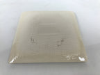 Japanese Ceramic Small Plate Kozara Vtg Square Pottery White Plum Blossom Y554