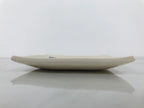 Japanese Ceramic Small Plate Kozara Vtg Square Pottery White Plum Blossom Y554