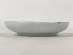 Japanese Ceramic Small Plate Mamezara Vtg Sometsuke White Blue Flowers PY566
